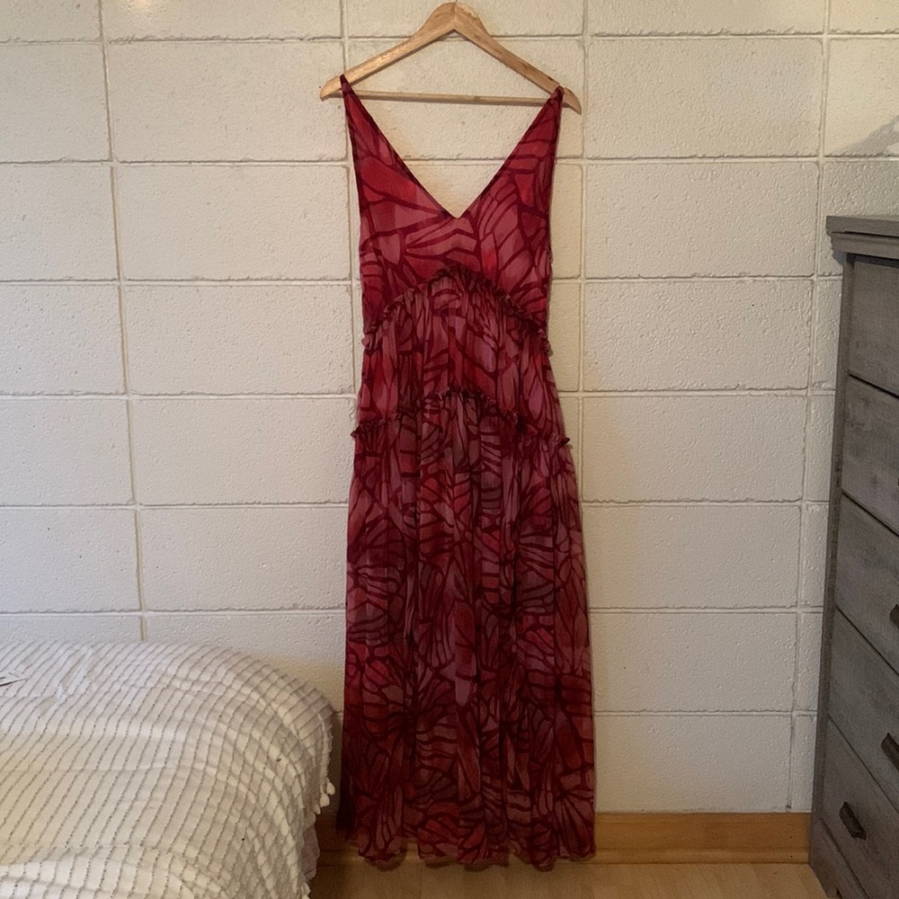Free People butterfly maxi dress